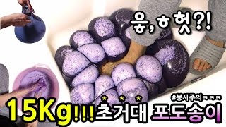 15kg 초거대 포도송이 만들기!!!ㅋ(폭발주의) 츄팝