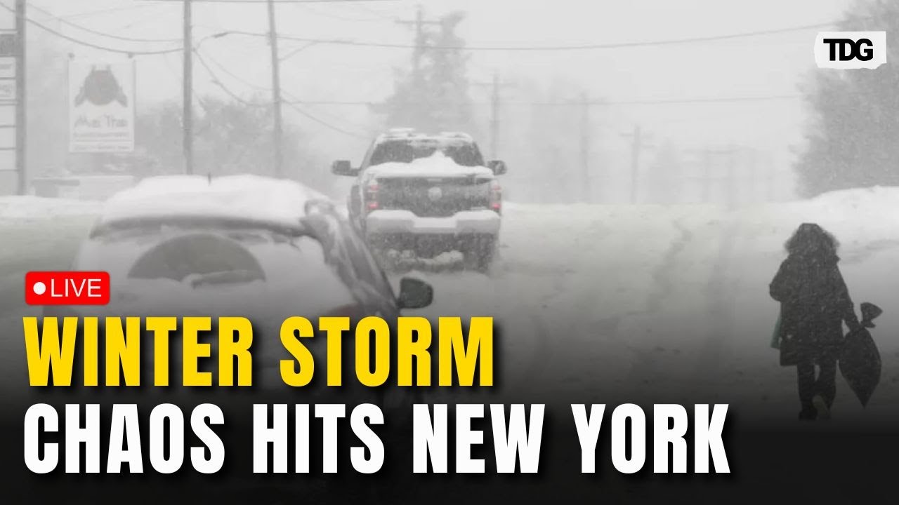 US Winter Storm LIVE: Heavy Snow Buries New York State | Flights ...