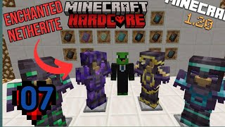 || I made a netherite Armour || Minecraft pe gameplay in hindi- EP - 6#minecraft