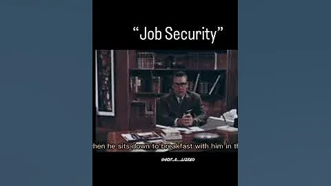 No such thing as Job security - Earl Nightingale