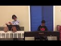 Ilayanila interlude in piano and flute  kids from musicforyears pradeepswaminathan musicforyears