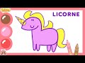  licorne   apprendre  dessiner une licorne  dessine avec les jumeaux paprika