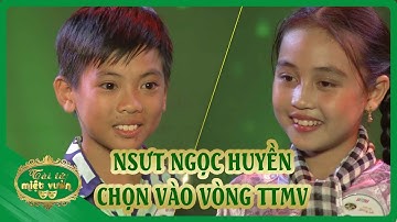 Cặp đôi tài năng "nhí" được NSƯT Ngọc Huyền chọn thẳng vào vòng trong | Tài tử miệt vườn