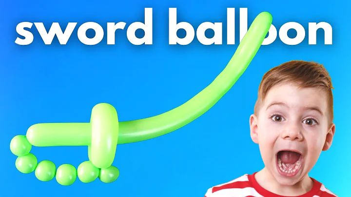 PIRATE BALLOON SWORD! - How to Make a Sword Balloon #balloonsword #swordballoon