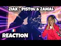 AMERICAN REACTS TO FRENCH RAP! Ziak - Pistol & Zamal - Visualizer (Prod. Sam Tiba X Lowonstage)