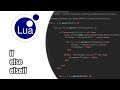 Lua scripting tutorial 4  if else elseif