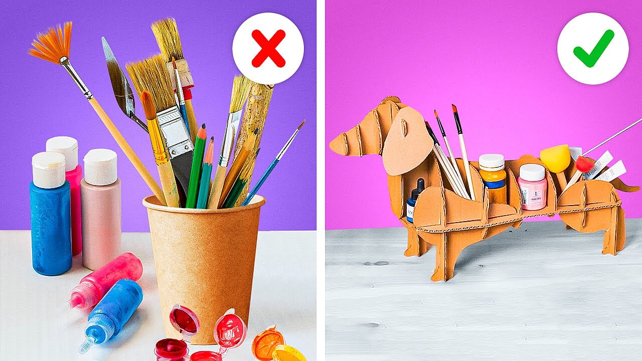 Easy yet Useful Cardboard Crafts for you Home and Family