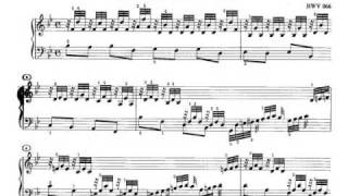 Bach: WTC1 No. 21 in B flat major BWV 866 (Richter) chords