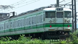 115系新ﾆｲL4編成　信越本線下り435M