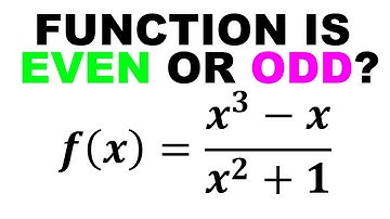 Even and Odd Functions Explained - Math Concepts Made Easy!