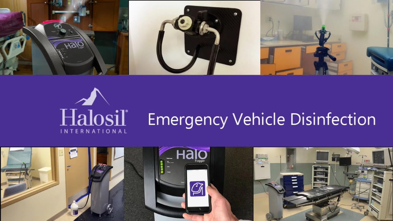 Emergency Vehicle Disinfection with the Halo Disinfection System YouTube