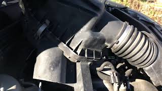 Replacing serpentine belt without using tensioner tool