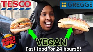 I ONLY ate VEGAN FOOD for 24 HOURS!!!