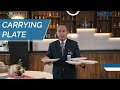 F&B Service Knowledge - How to Carry Plate (Restaurant Waiter)