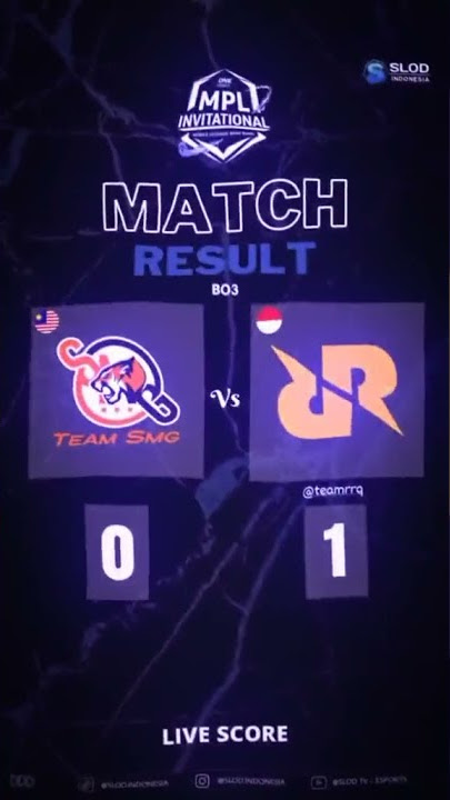 JEDAG JEDUG RRQ WIN VS TEAM SMG MPL INVITATIONAL