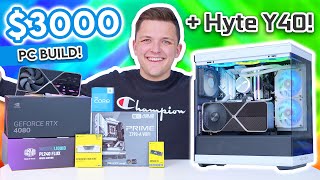 Awesome $3000 Gaming PC Build 2023! [Full Build Guide - ft. HYTE Y40 & RTX 4080]