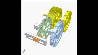 1612   Transmission between two parallel shafts with adjustable relative angle 2