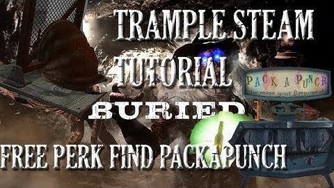 "Buried" "Trample Steam" Tutorial, Free Perk, Pack A Punch Black Ops 2 Zombies)