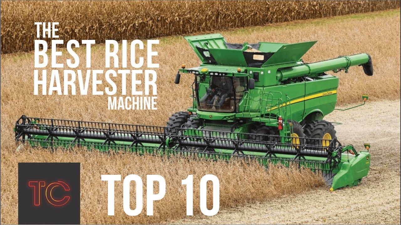 Amazing Agricultural Technology!! TOP 10: The Best Rice Harvester ...