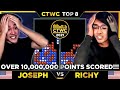 10M POINTS!!? - 2021 CTWC Tetris Top 8 - Joseph vs. Richy - Classic Tetris World Championship