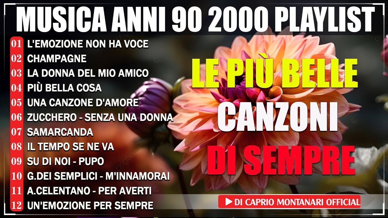 Le Più Belle Canzoni Anni 90