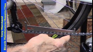 Measuring for Bicycle Chain Wear with Park Chain Wear Tool