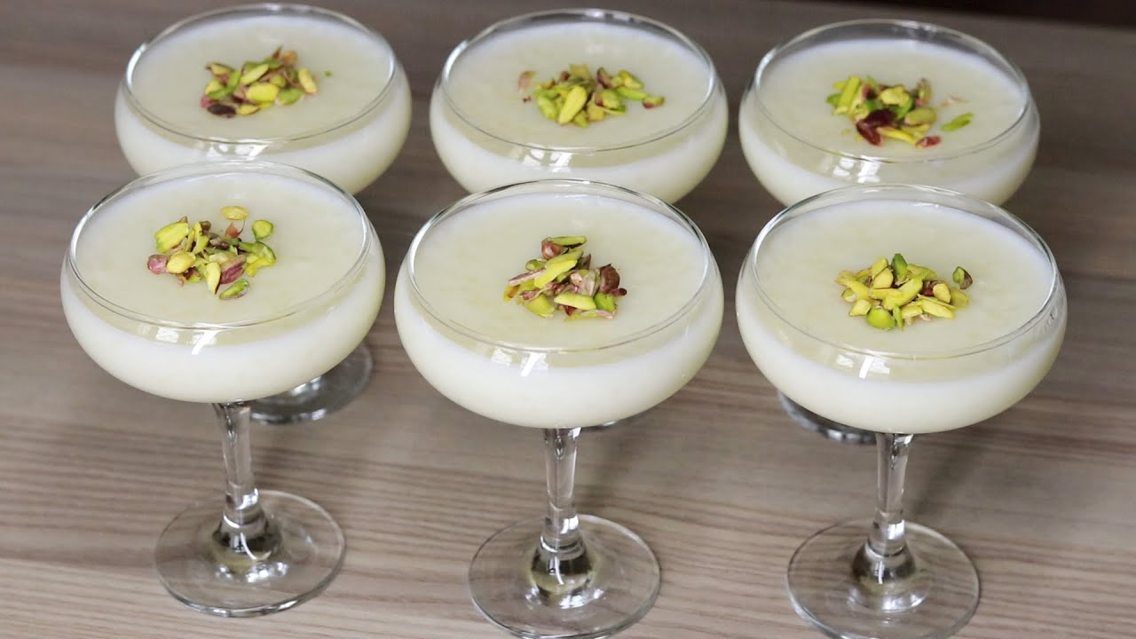 وصفة الرز بحليب بطريقة سهلة وبطعمة خيالية 😍منعش وبارد