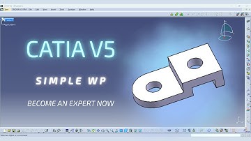 CATIA English Tutorial For Beginners - Simple Workpiece 1