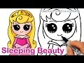 How to Draw Disney Sleeping Beauty Aurora Cute step by step