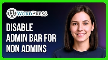How to Disable WordPress Admin Bar for Non Admins