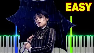 Wednesday - Main Titles | EASY Piano Tutorial