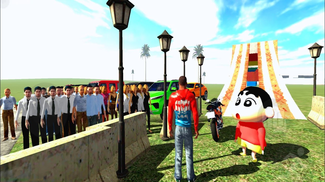 শহরে বড় একটা চ্যালেঞ্জ হতে যাচ্ছে 🔥 Franklin Vs Shin-chan Challenge | Indian Bike Driving 3D 