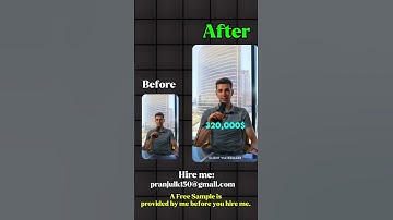 Edit Before vs After. Hire me : pranjulk150@gmail.com