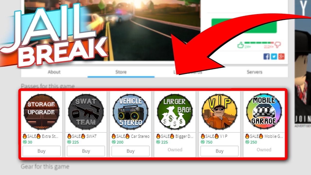 How To Get Jailbreak Game Passes For Cheap Youtube