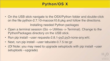Install & Upgrade H2O at H2O World 2015