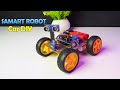 4 Wheel Obstacle Avoiding Arduino Car | Full Code + Circuit Explained | SH-DIY BD