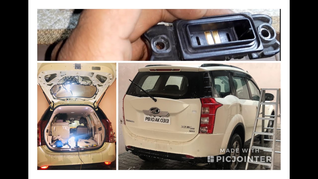 How to repair tailgate door opening switch in your XUV 500 HINDI