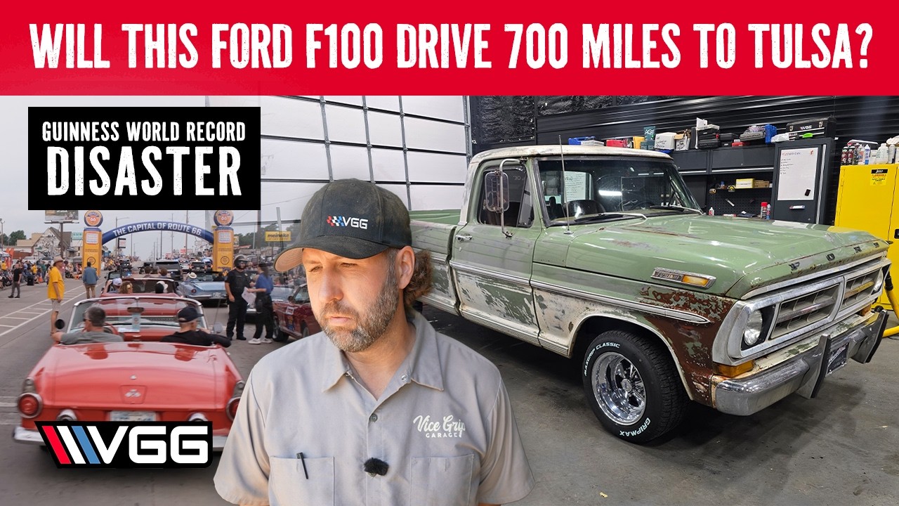 Will This Ford F100 RUN AND DRIVE 700 Miles to Tulsa? Guinness World Record DISASTER!