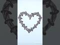 3D heart drawing - Creative drawing ideas