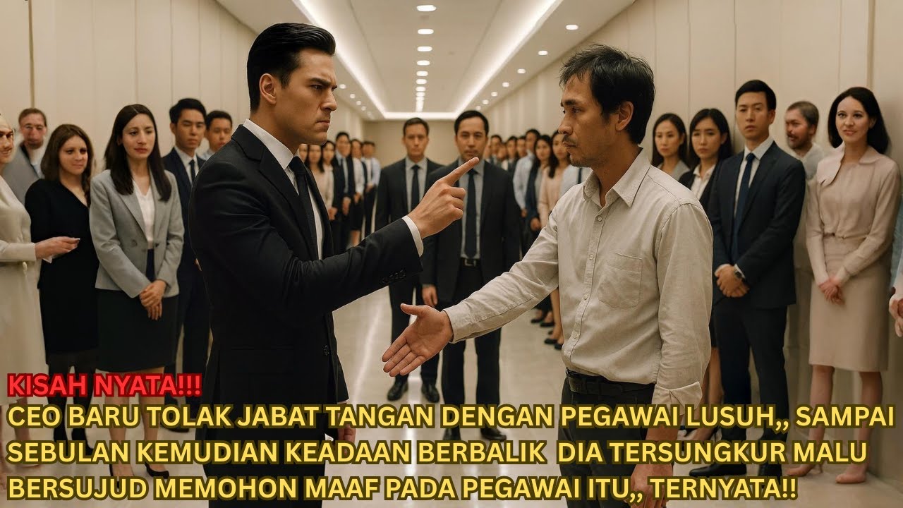 “Aku Tak Bersalaman dengan Orang Sepertimu” Ucap CEO Baru… Lalu Sebulan kemudian Ia Tersungkur Malu!