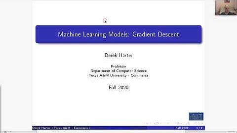 CSci 574 Machine Learning : U05-2 Gradient Descent