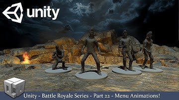 Unity-Battle Royale Series-Part 23-Menu Animations!