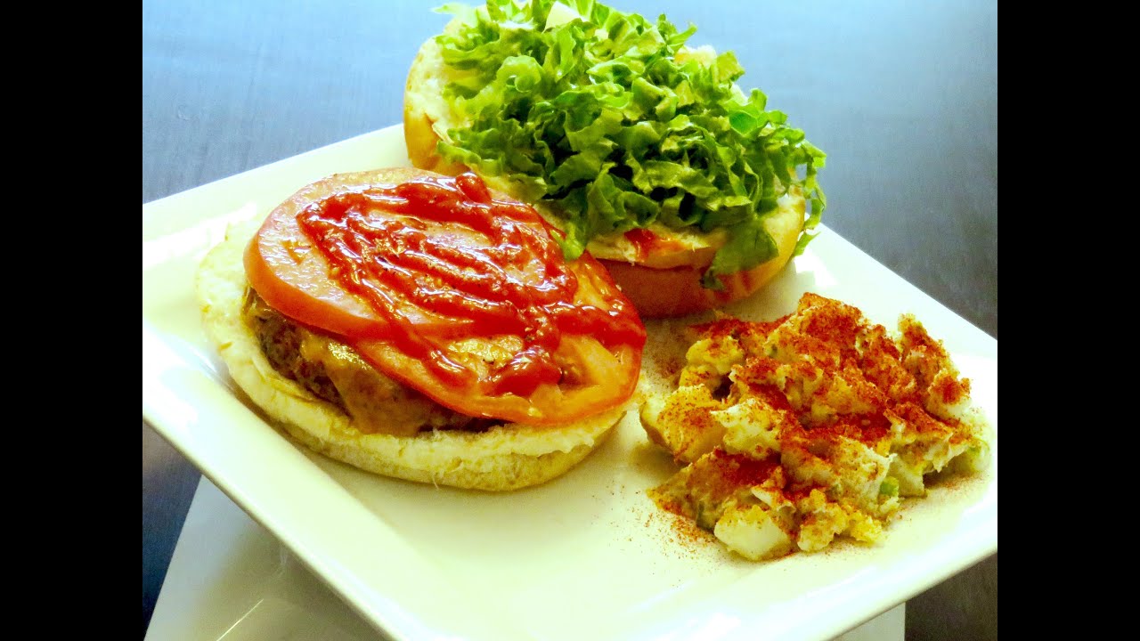 How To Make Delicious Beef Burgers Recipe - YouTube