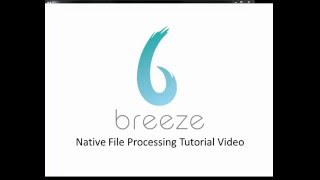 Breeze Titan Native File Processing Tutorial