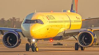 (4K) Sunrise Rush Hour Plane Spotting | Orlando Int'l Airport (MCO)