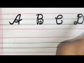 Cursive writing capital letters cursive writing practice for beginners cursive writing 4s writes