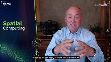 Jim Heppelmann demos spatial computing with Vuforia Spatial Toolbox at #LiveWorx