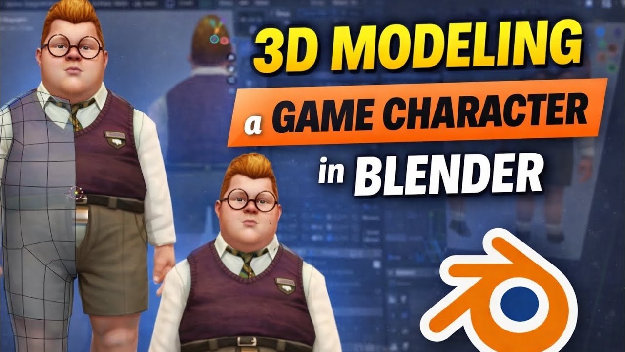 How to Model a Game Character in Blender (Step-by-Step Guide) - YouTube