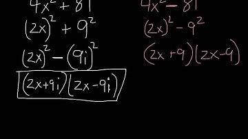 Factor with complex numbers