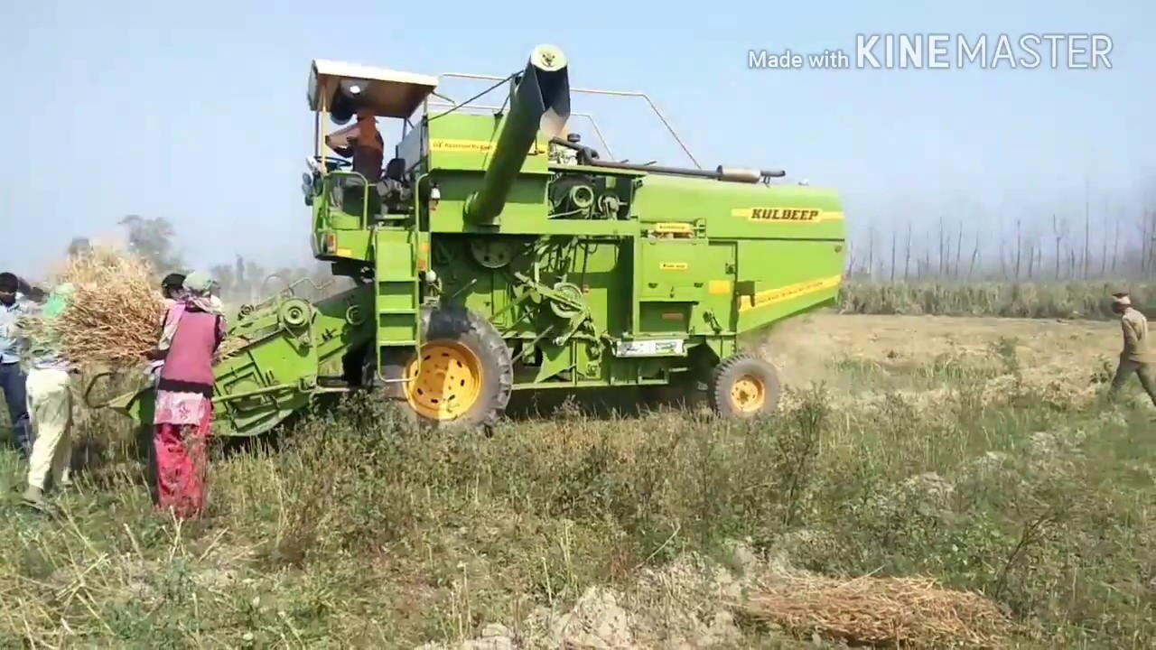 Combine Harvester In India YouTube